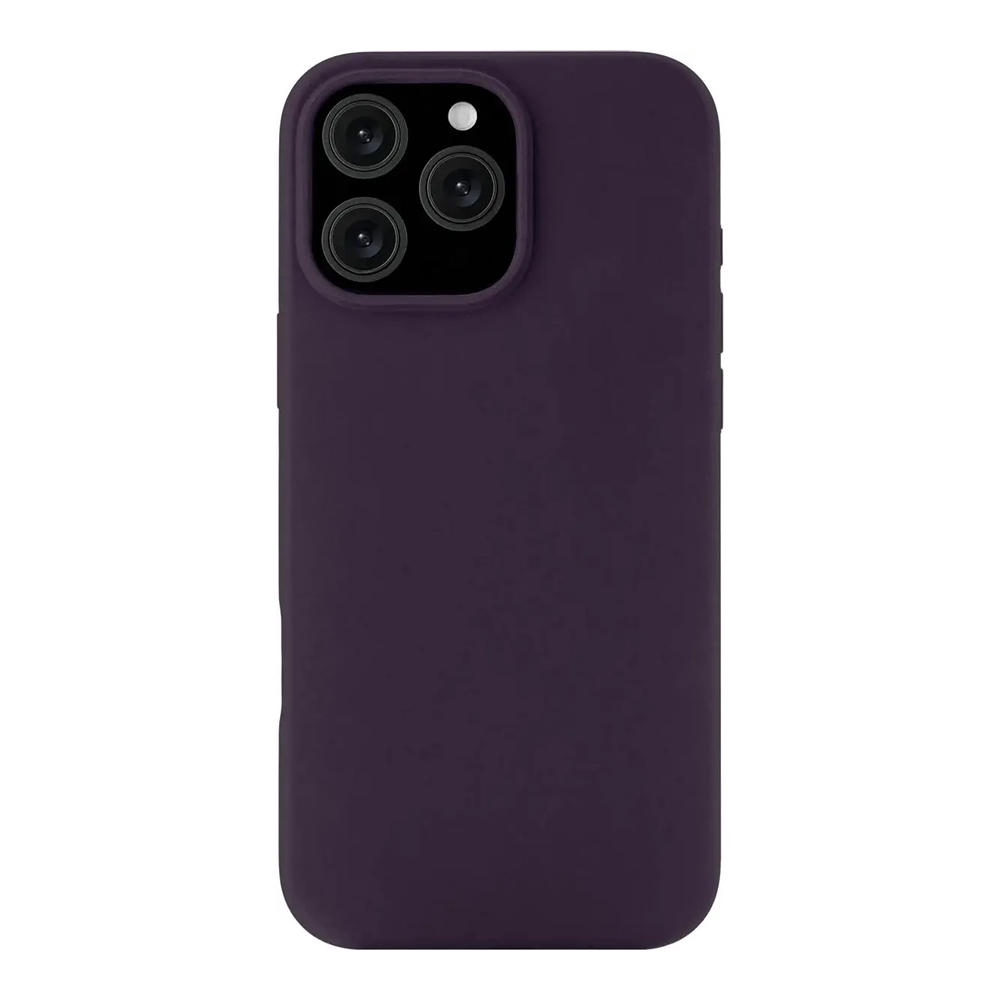 Чехол защитный uBear Touch Mag Case iPhone 16 Pro Max, софт-тач, темно-фиолетов